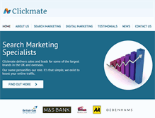 Tablet Screenshot of clickmate.co.uk